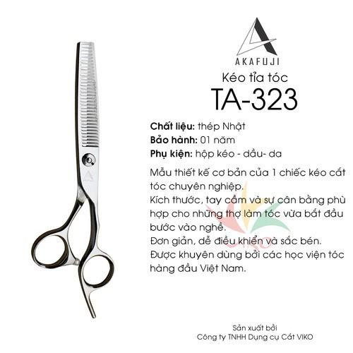 Kéo tỉa tóc  TA-323 răng thẳng (size 6.0 inches)