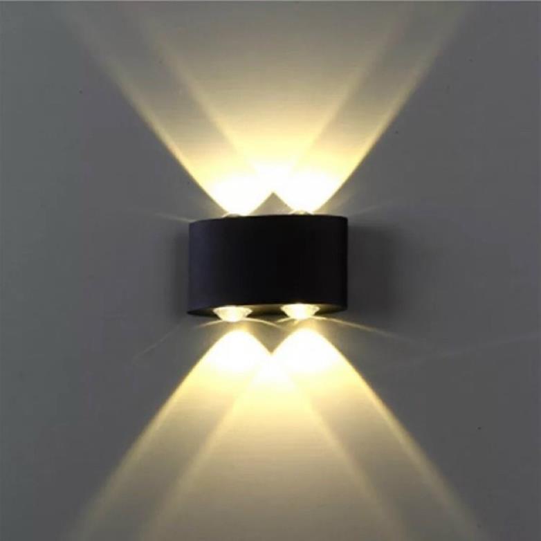 Đèn tường 2 đầu ,đèn hắt tường sân vườn,cầu thang 2W-4W-6W-8W