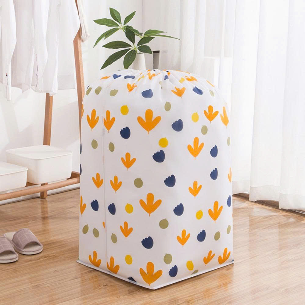 Túi Đựng Chăn Màn Quần Áo Đa Năng Chống Ẩm Xuất Nhật Cỡ Lớn Có Dây Rút (Họa tiết ngẫu nhiên)- Henrysa