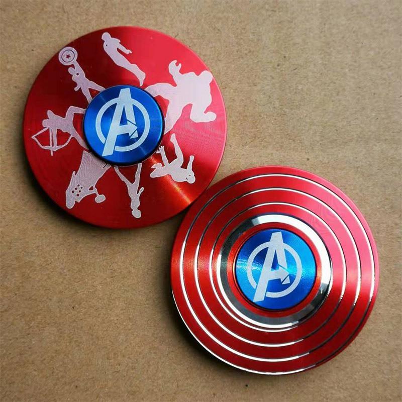 CON QUAY SPINNER CAPTAIN AMERICA VÀ NGƯỜI NHỆN KIM LOẠI CAO CẤP 150 mẫu bán sỉ