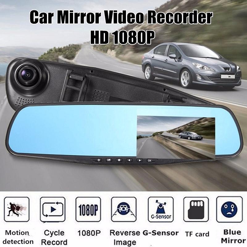 Máy quay trong xe hơi với ống kính kép 2.8 " HD 1080P