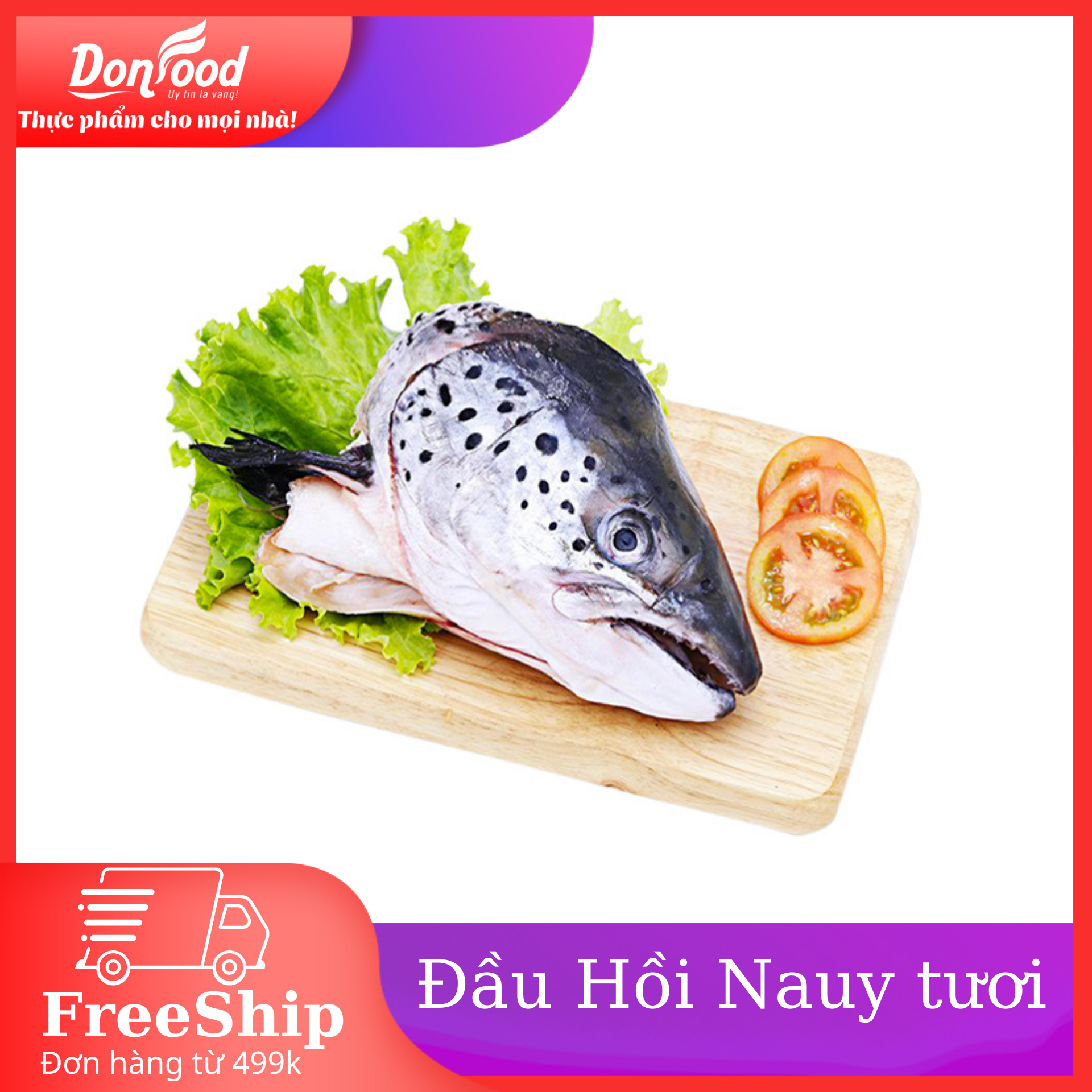 [ Chỉ giao HN] -Đầu Cá Hồi Nauy tươi -1kg