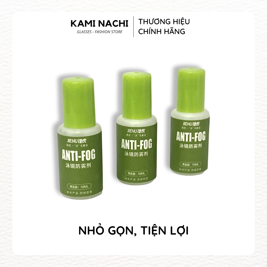Dầu nano phủ cho mắt kính bơi chống hơi nước, mù sương KAMI NACHI dung tích 10ml