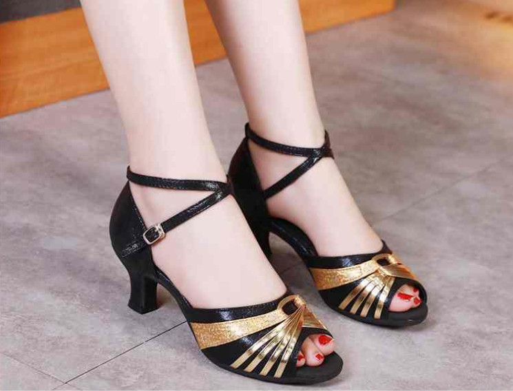 Giày sandal khiêu vũ 5p @&&