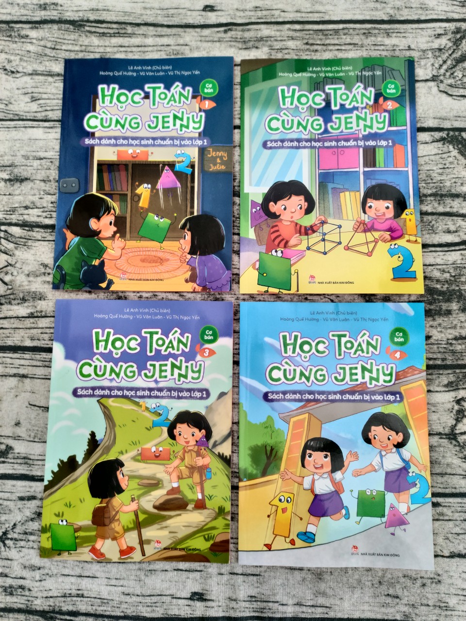 Combo 8 cuốn Học Toán Cùng Jenny - Sách Dành Cho Học Sinh Chuẩn Bị Vào Lớp 1
