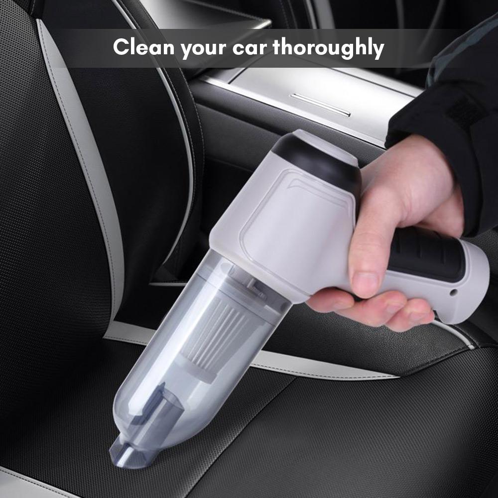 3 In 1 Handheld Car Vacuum Handheld Cordless Cleaner Portable Mini Air Duster & Hand Pump With 9000Pa Strong Suction