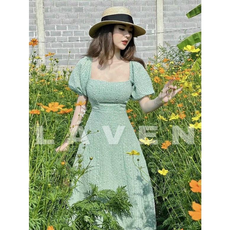 Đầm maxi dài cổ vuông hở lưng siêu hot