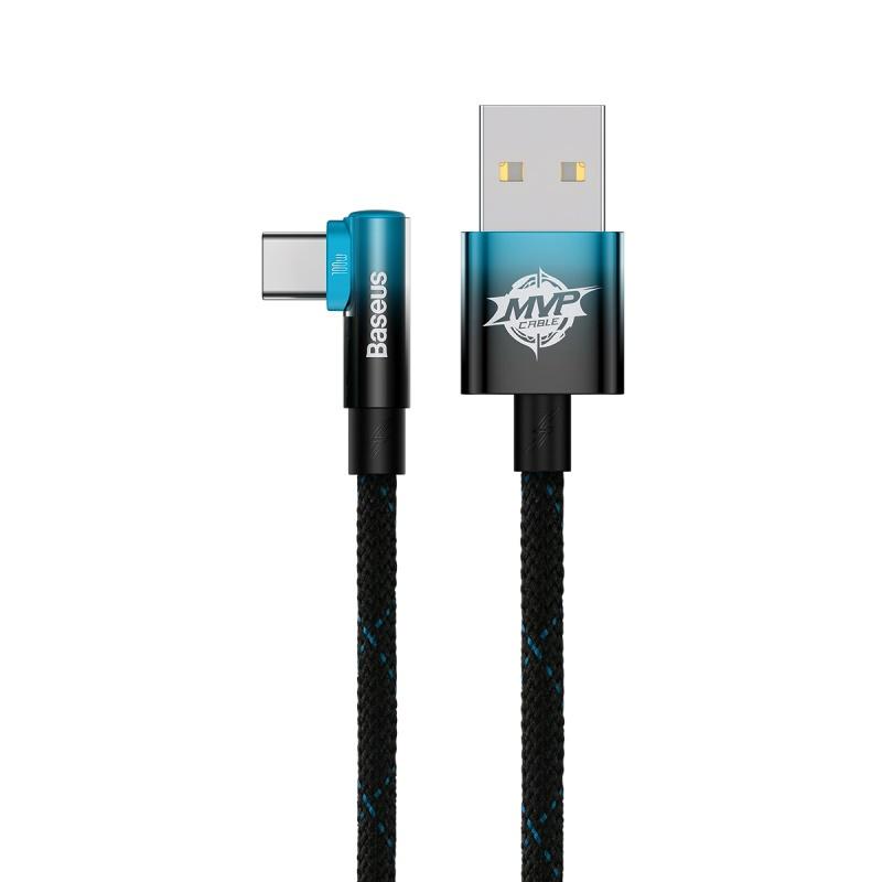 Cáp Sạc Nhanh 90 Độ Baseus MVP 2 Elbow-shaped Fast Charging Data Cable USB to Type-C 100W (Hàng chính hãng)