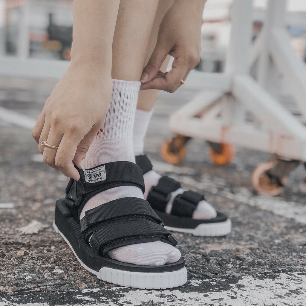 Giày Sandals Vento Nam Nữ Quai Ngang dạo phố/đi chơi/đi học/đi làm NV9801