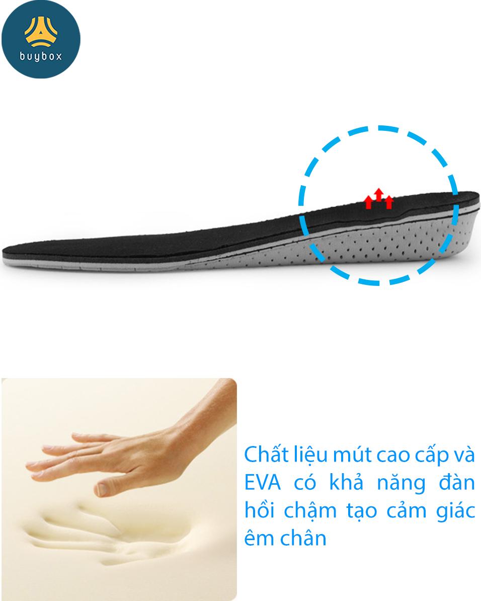 Lót giày tổ ong độn đế tăng chiều cao buybox BBPK57