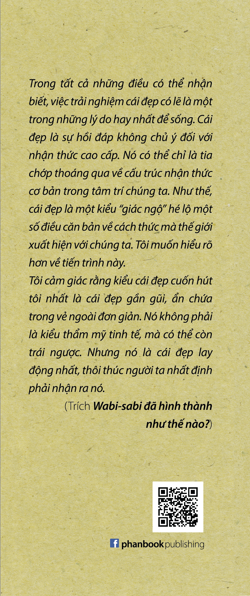 Wabi-sabi Quyển 2: Những Suy Nghĩ Thêm