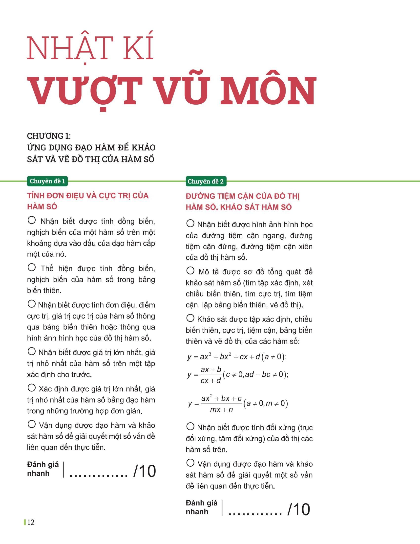Sách - Đột Phá Tư Duy Toán 12 - Tập 1