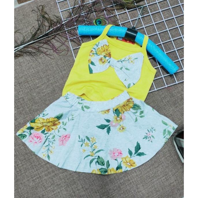 Sét áo 2 dây + váy cho bé cực xinh