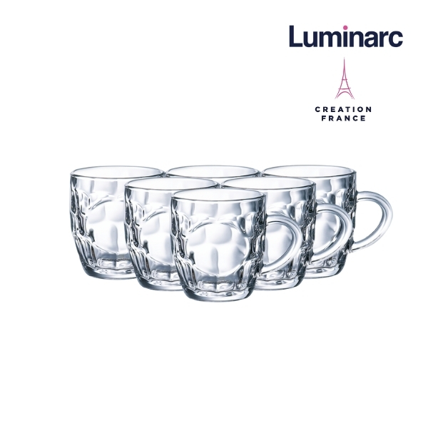 Bộ 6 Ly Bia Thuỷ Tinh Luminarc Britannia 290ml - LUBR15706