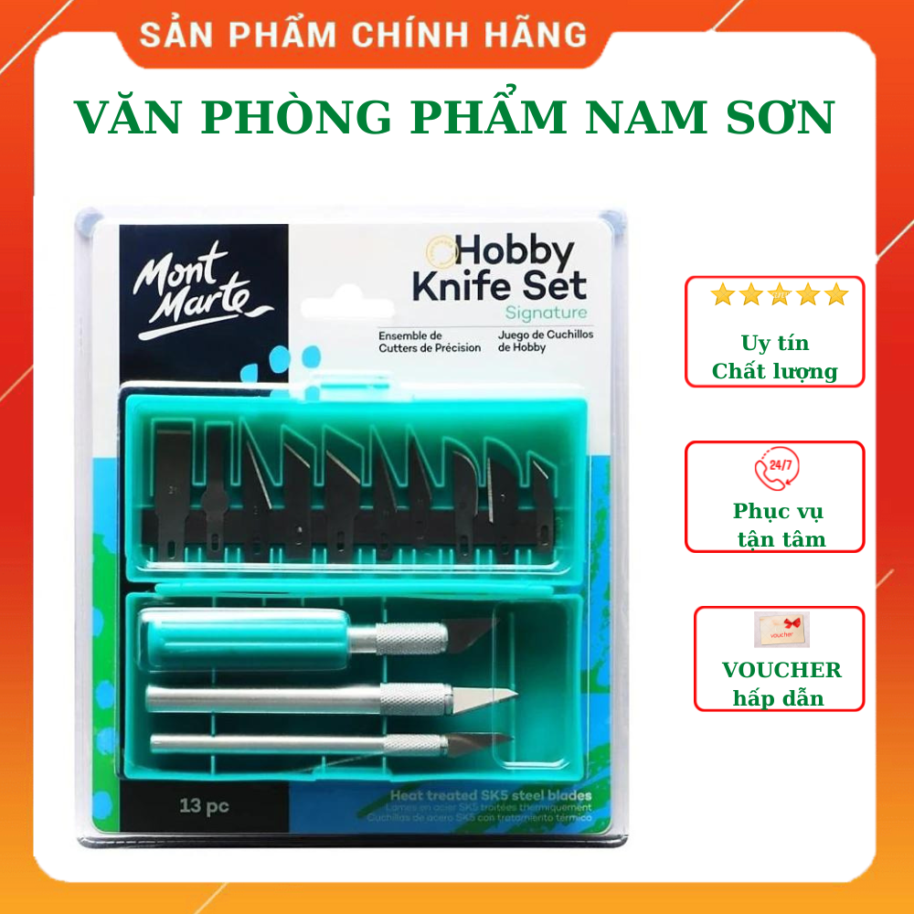 Bộ Dao Thủ Công Mont Marte MACR0004