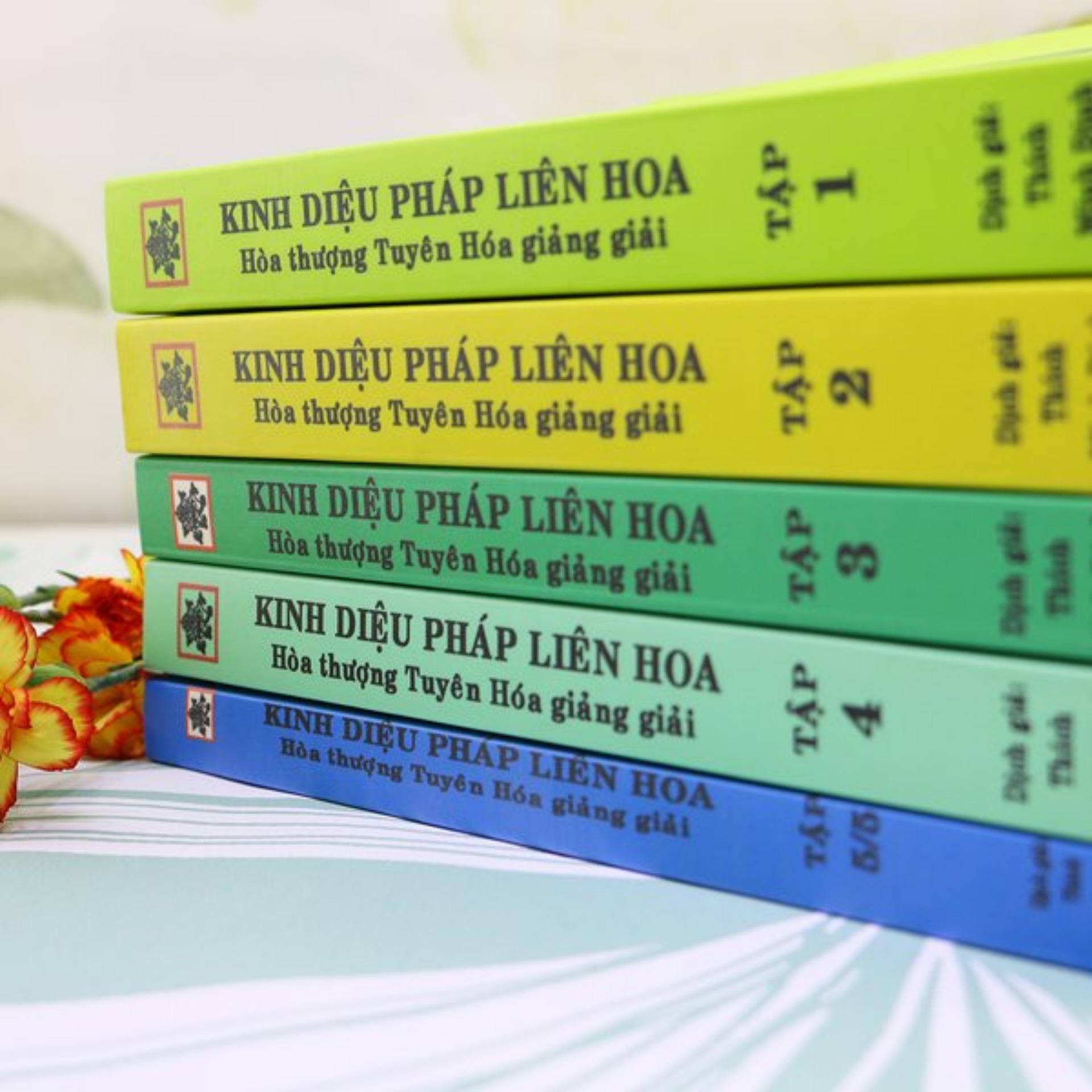 Kinh Diệu Pháp Liên Hoa Giảng Giải (Trọn Bộ 5 Cuốn)