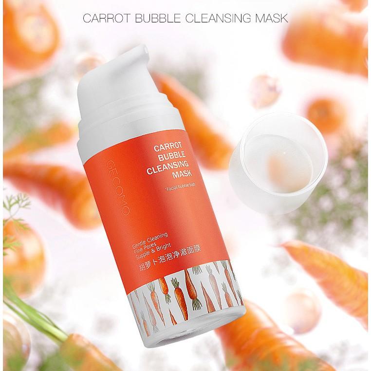 Mặt nạ sủi bọt thải độc cà rốt Gecomo Carrot Cleansing Mask 30g