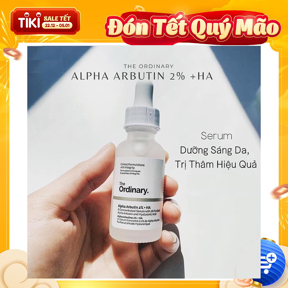 Tinh Chất Dưỡng Trắng Mờ Thâm Nám The Ordinary Alpha Arbutin 2% + HA 30ml