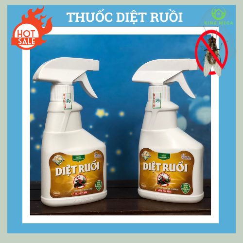 Thuốc diệt ruồi sinh học KingBio - diệt ruồi vàng, ruồi cánh bướm, ruồi giấm - Không độc hại hiệu quả 100%