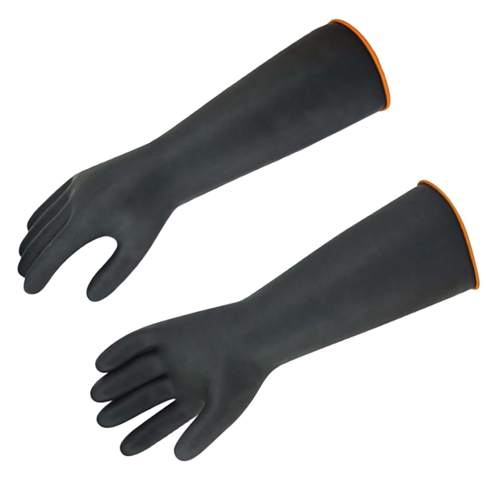 Industrial Rubber Gloves Cleaning Glove Multipurpose Oil Resist Men Women Waterproof Utility Gloves Safety Work Gloves for Car Wash