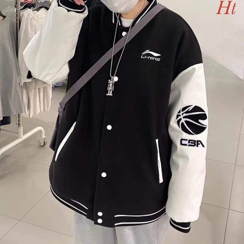 Áo bomber phối tay Li ning H2A