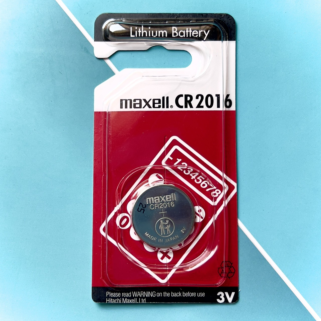 Pin Maxell CR2016 Lithium 3V Cao Cấp Made In Japan Date 2031