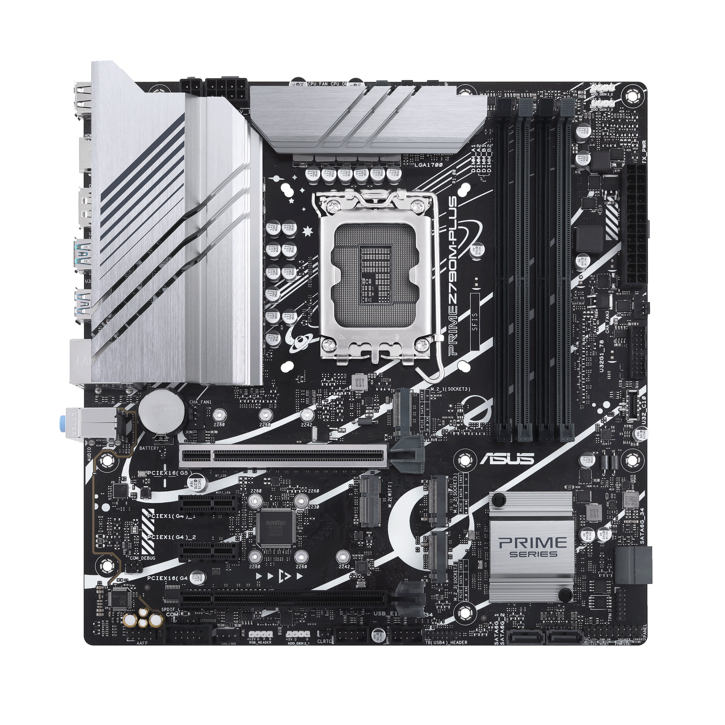 Mainboard ASUS PRIME Z790M-PLUS-CSM (Intel Z790/Socket 1700/M-ATX/4 khe ram/DDR5 ) - Hàng Chính Hãng