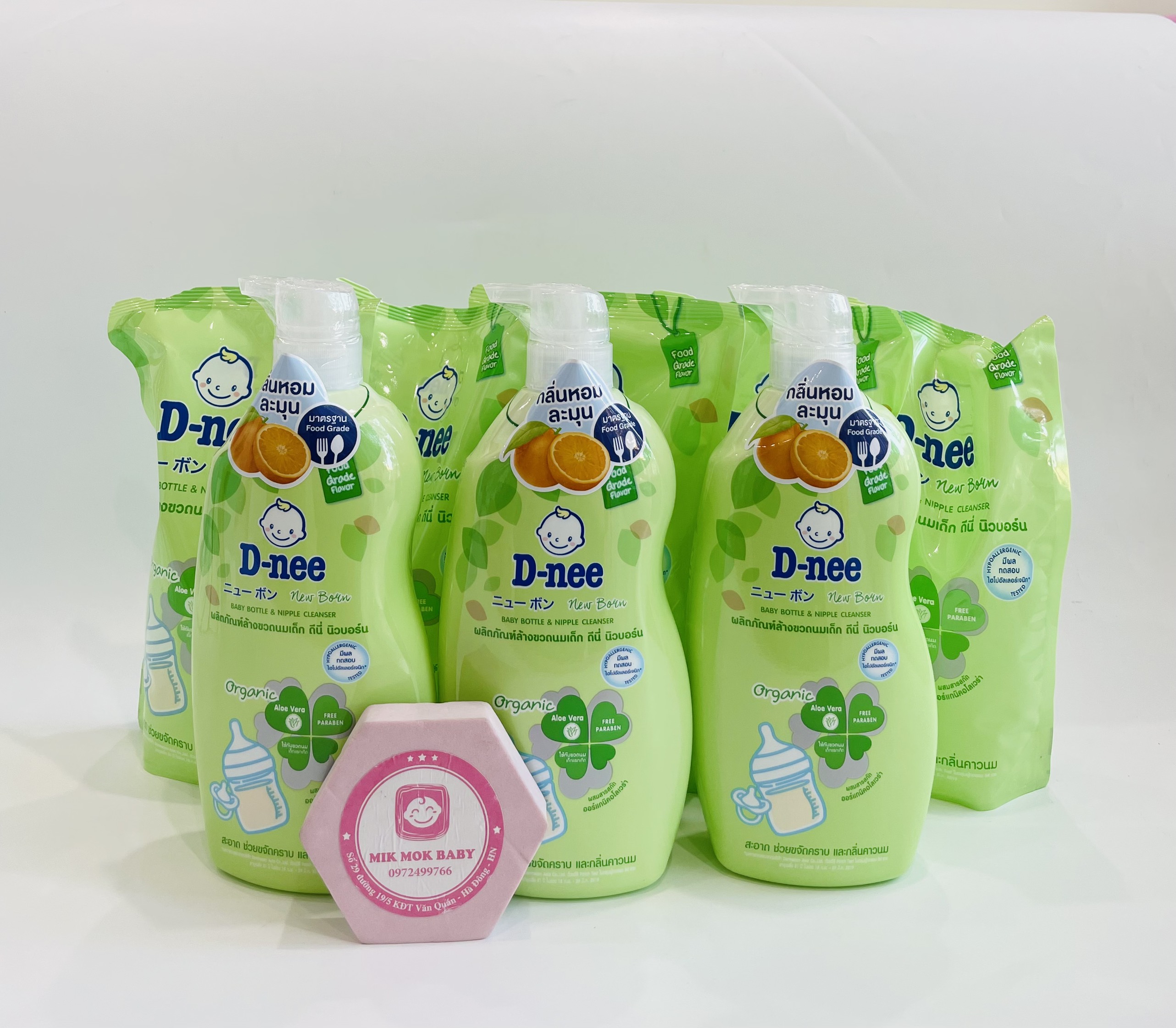 Nước rửa bình DNee chính hãng- CHAI 620ML