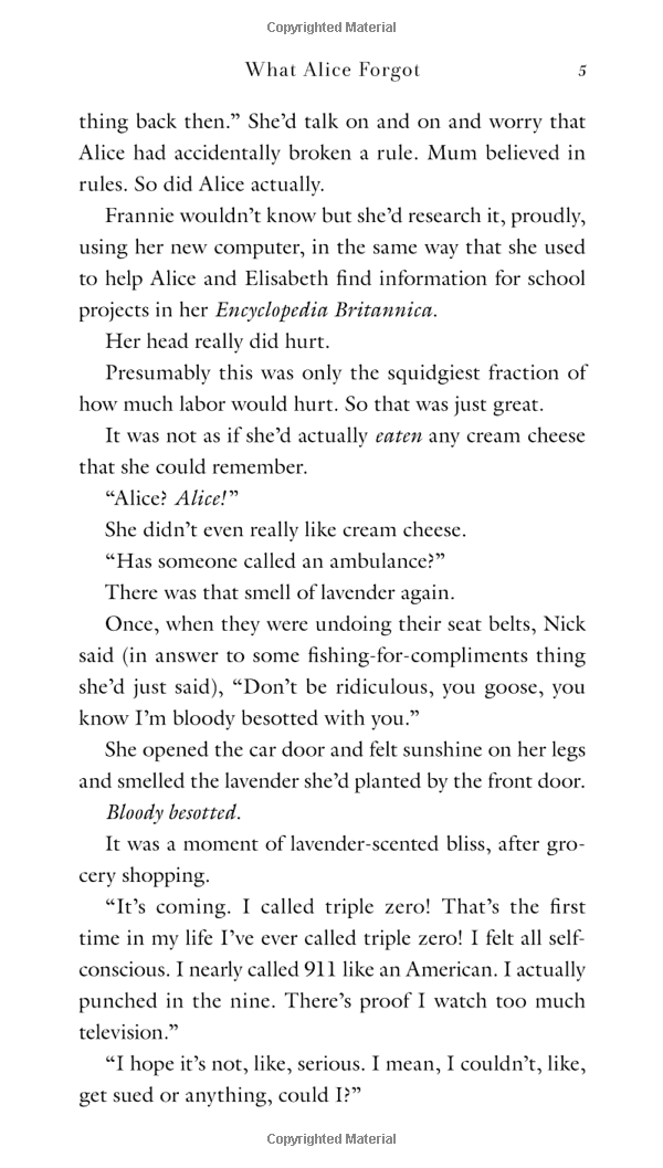 What Alice Forgot