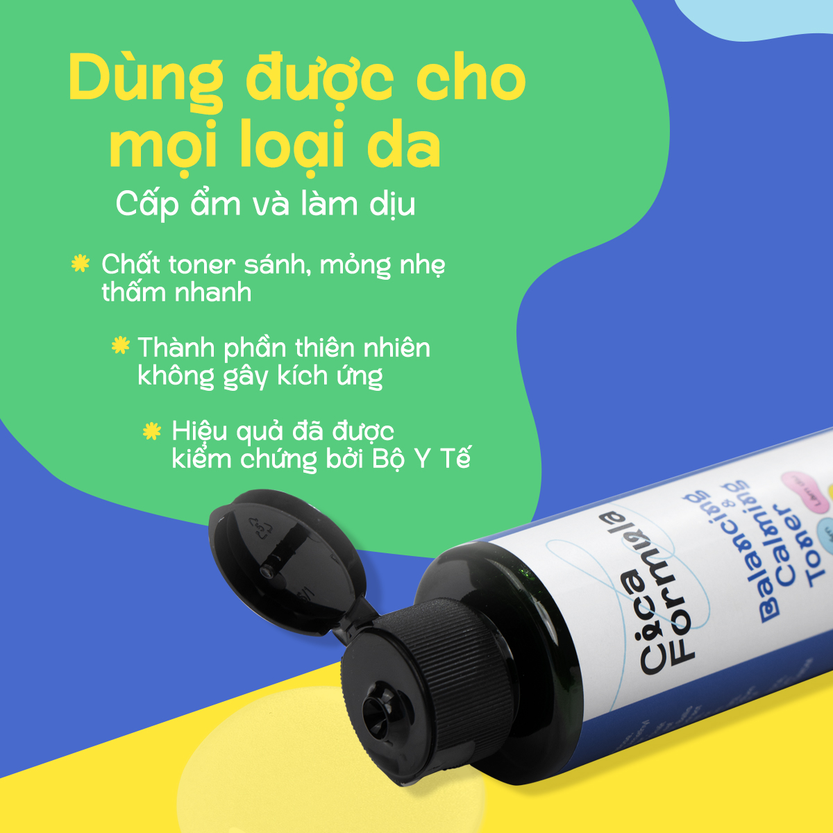 Toner rau má giảm mụn Oribe Cica Formula giúp dưỡng ẩm se khít lỗ chân lông dùng được cho da nhạy cảm 150ml