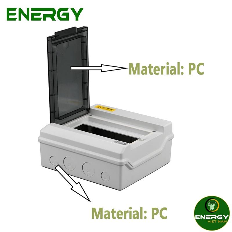 Tủ Điện Nhựa Chống Cháy - Chống Nước - Chống Bụi - IP66 - Vỏ Tủ Điên ENERGY