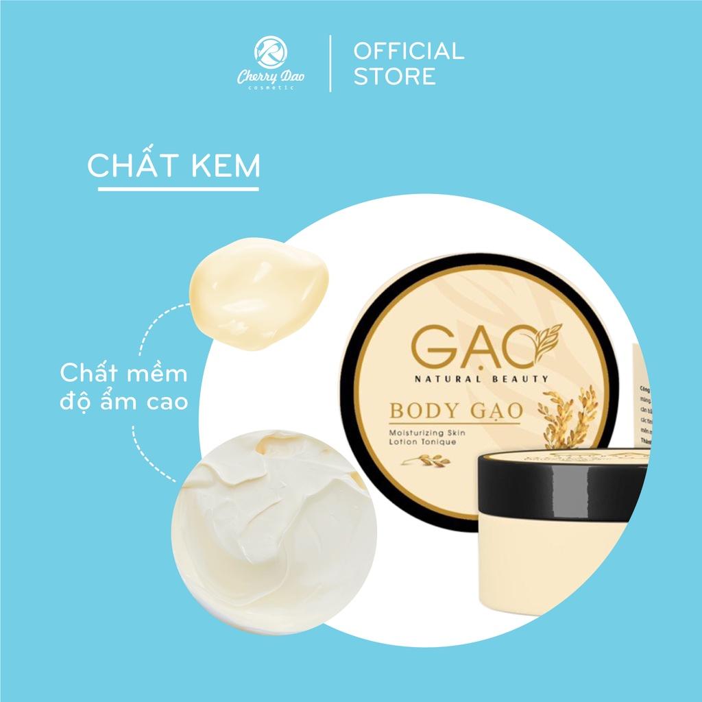 Kem Body trắng da Gạo NATURAL BEAUTY Dưỡng trắng da toàn thân