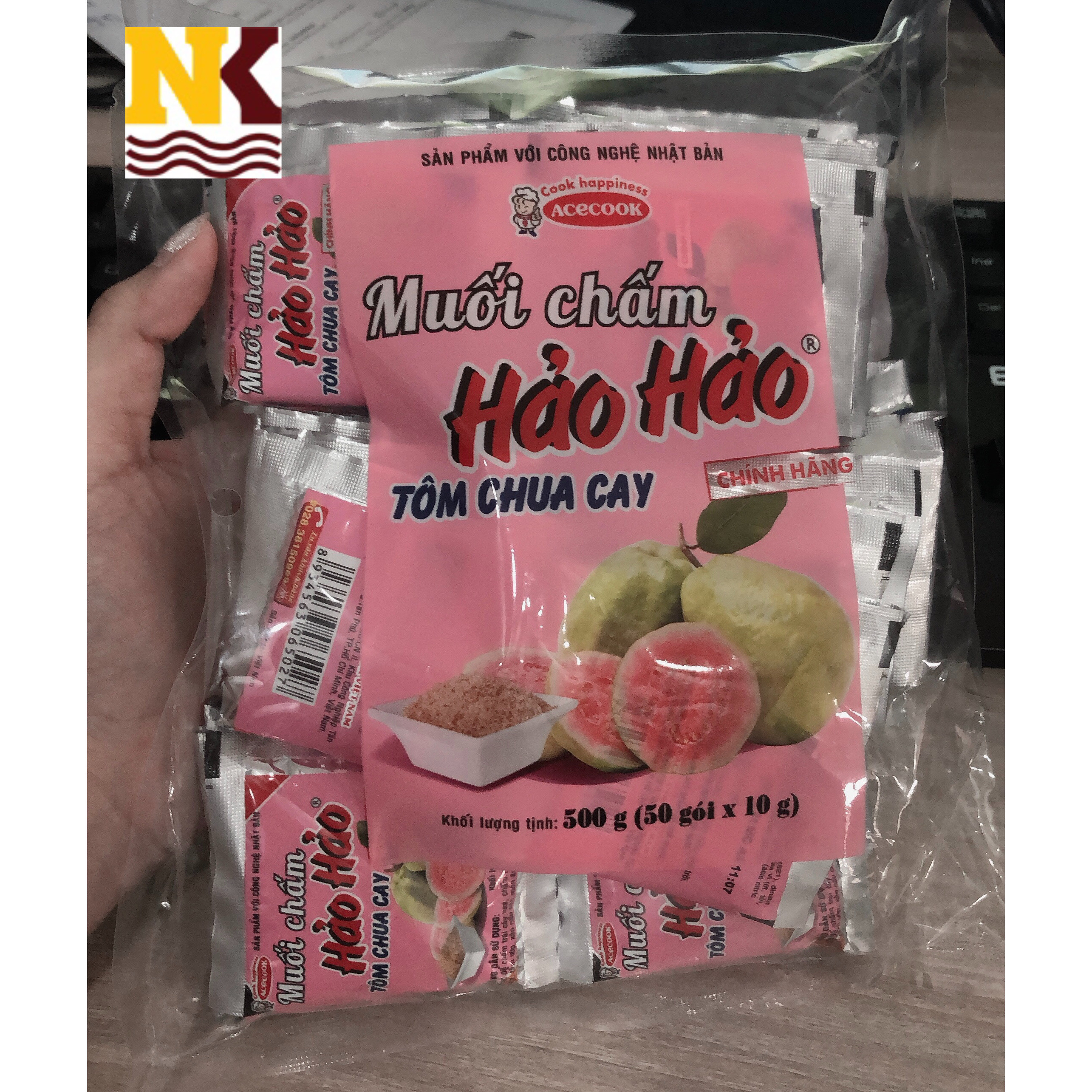 Muối chấm Hảo hảo tôm chua cay 50 gói x 10g