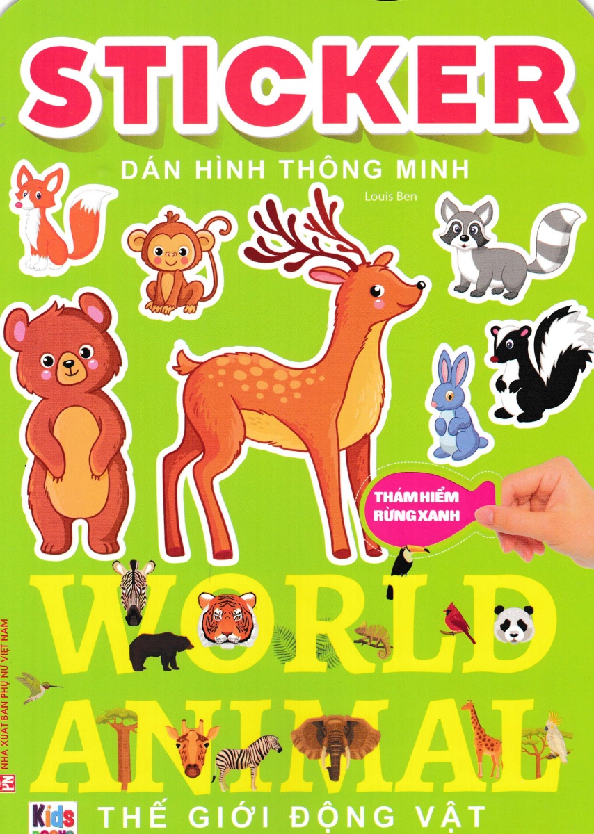 Sticker Dán Hình Thông Minh - Thám Hiểm Rừng Xanh _VT