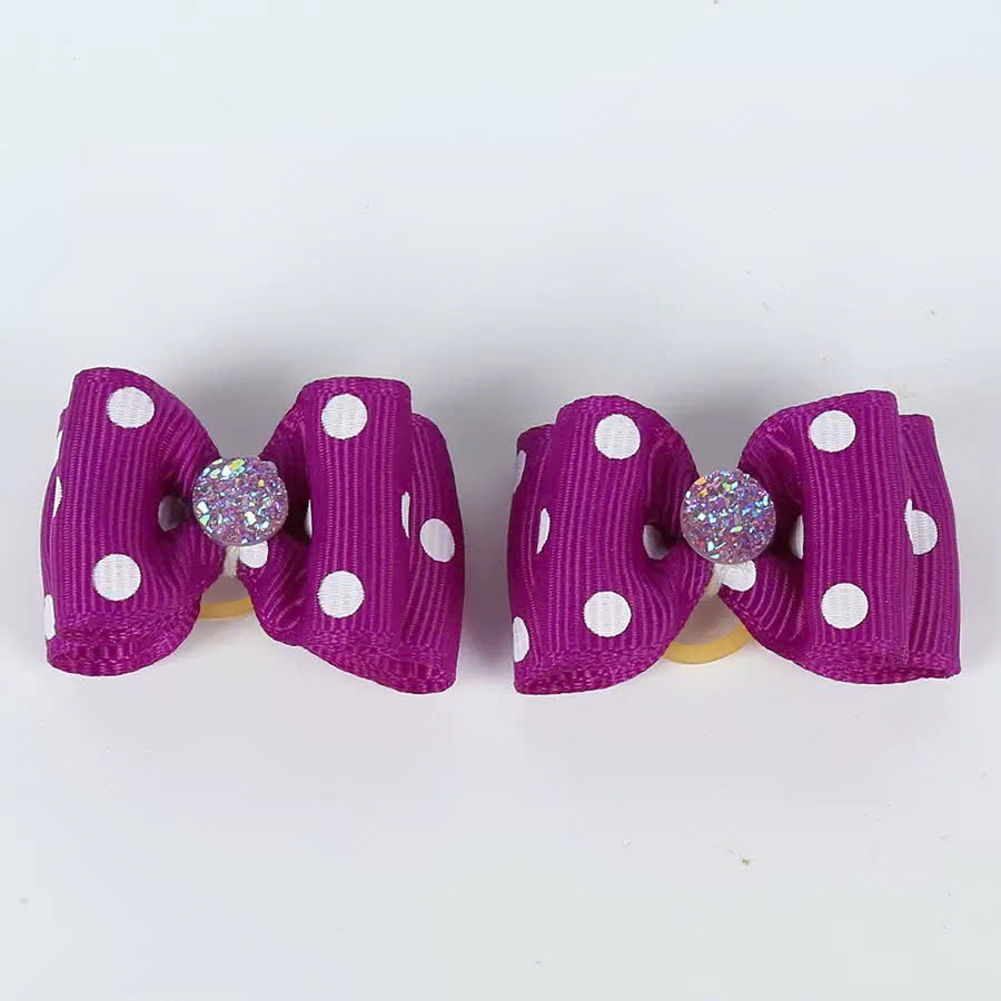 NƠ KẸP TÓC SANG TRỌNG NHIỀU MÀU DỄ THƯƠNG MÃ 15 XINH XẮN CHO THÚ CƯNG CHÓ MÈO