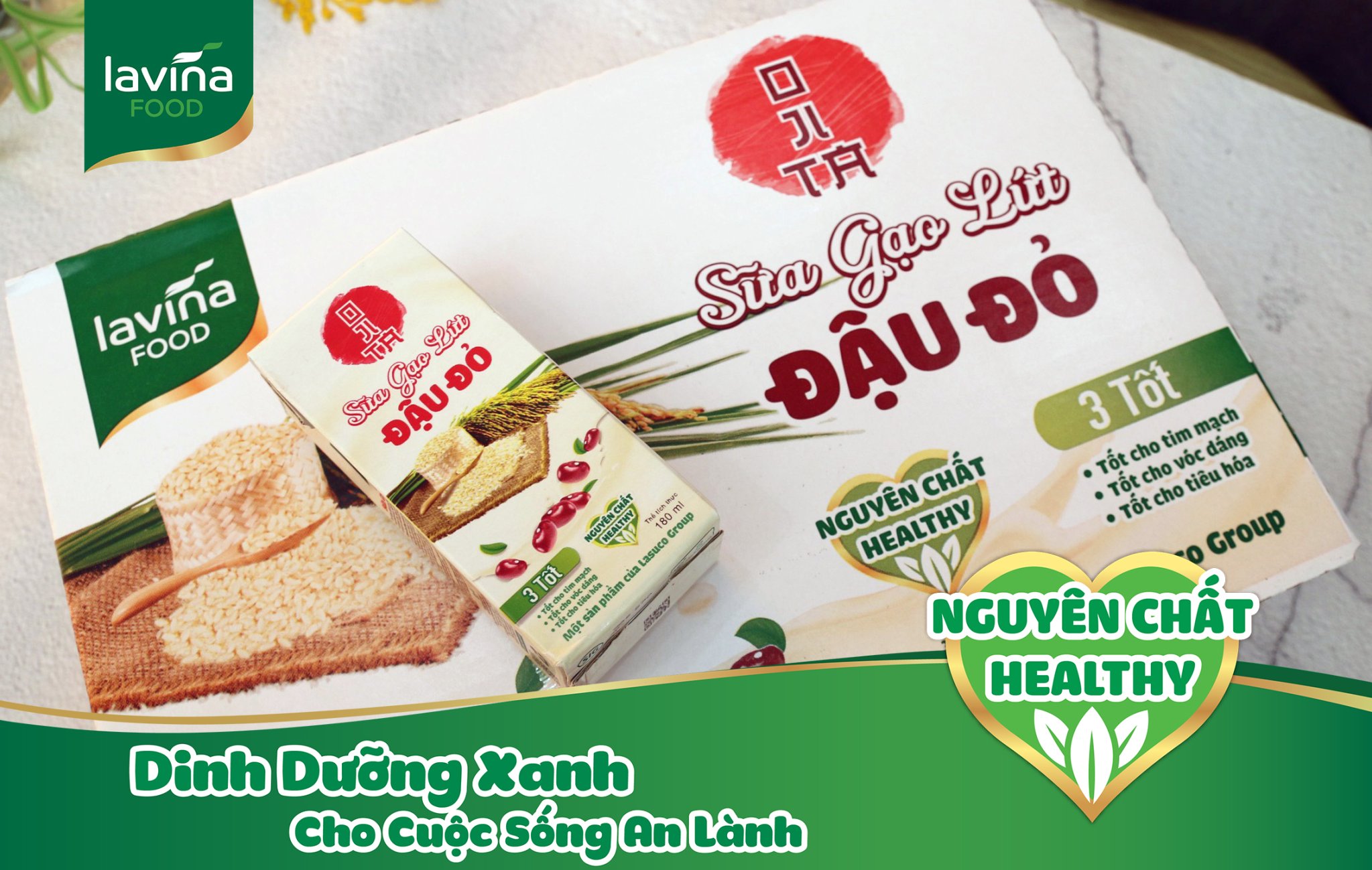 Thùng 30 hộp Ojita - Sữa gạo lứt đậu đỏ 180ml
