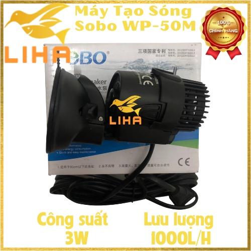 Máy Thổi Luồng, Tạo Sóng Sobo WP-50M (3W-1000L/H) - Máy Tạo Sóng Cho Bể Cá