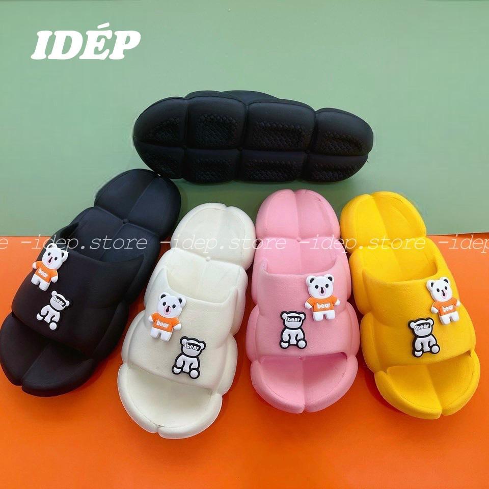 Dép sâu, Dép nữ quai ngang đế bánh mì đám mây cực êm dễ thương - iDÉP DL277