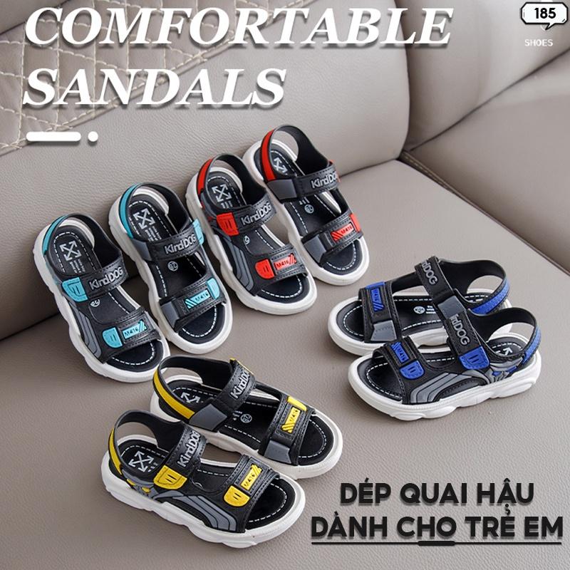 Giày Sandal Bé Trai Có Quai Dán Tiện Lợi Mang Đi Học Đi Chơi Êm Chân Không Đau 185