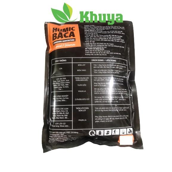 Phân bón lá Kali sinh học Humic K TC Humic BACA 1kg Seaweed & Vitamin