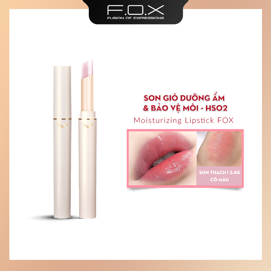 Son Gió Dưỡng Ẩm Và Bảo Vệ Môi FOX Moisturizing Lipstick 2.4g