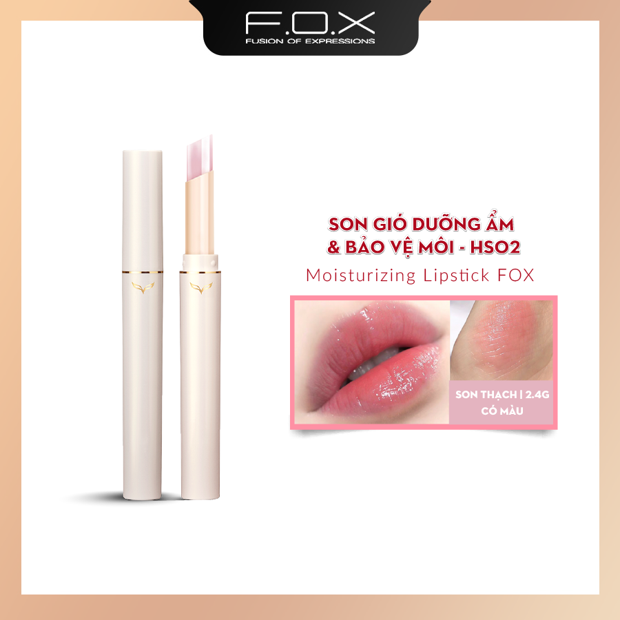 Son Gió Dưỡng Ẩm Và Bảo Vệ Môi FOX Moisturizing Lipstick  2.4g