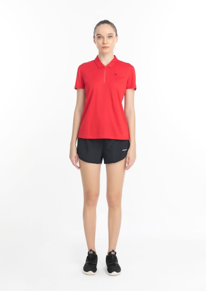 ÁO THỂ THAO THỜI TRANG ONWAYS NỮ COFFEE ZIP POLO WOMEN