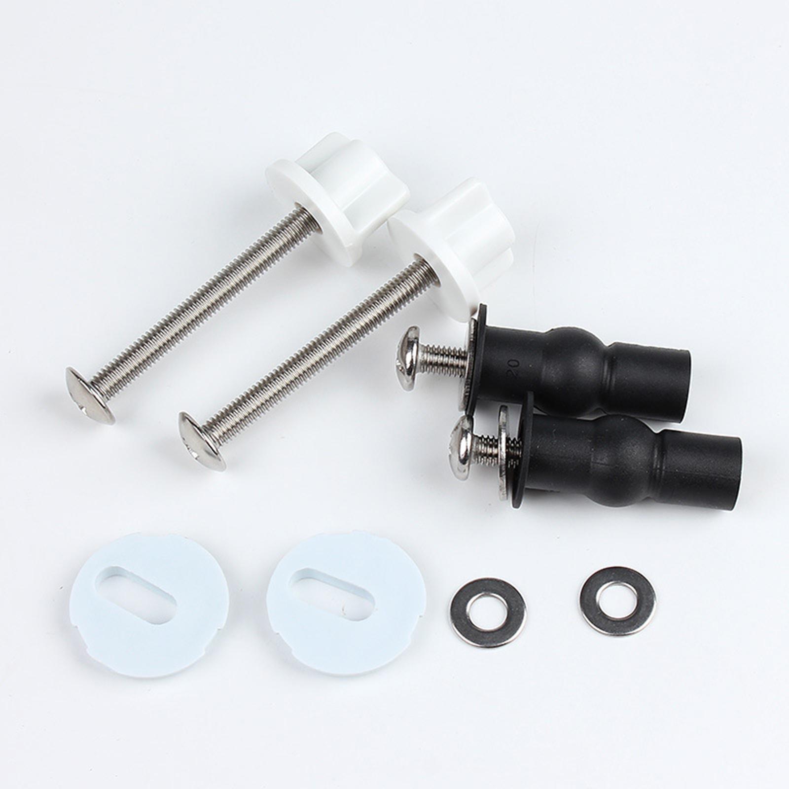 2x Toilet Seat Screws Bolts Fastener Replacement Toilet Hardware Replacement