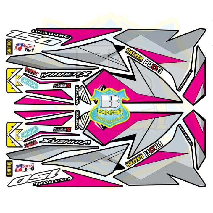 Tem rời dành cho winner X hồng xám