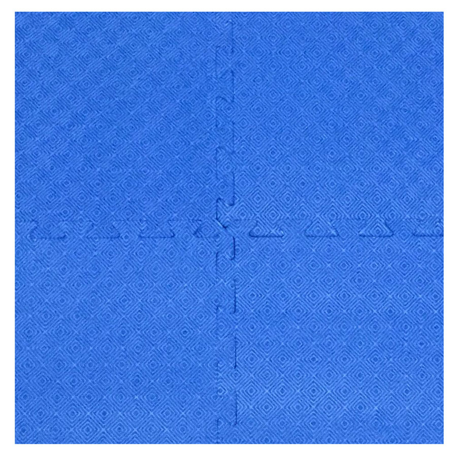 Bộ 4 tấm Thảm xốp trải sàn cho bé ECOBABY, thảm xốp eva đạt tiệu chuẩn Mỹ và Châu Âu - kích thước 1 tấm 60x60cm, độ dày 1cm - màu xanh dương