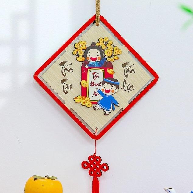 BIỂN GỖ TRANG TRÍ TẾT, TREO CỬA, DECOR TRANG TRÍ, TREO TƯỜNG,