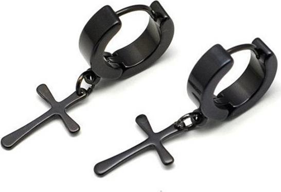 Bộ 2 bông tai thánh giá BT22 - Màu Đen