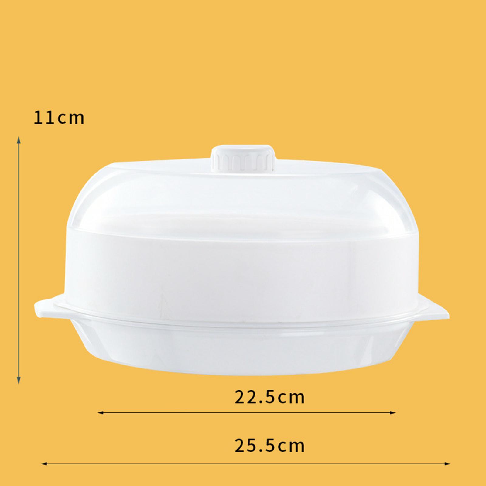Microwave Food Steamer Stackable Food Container for Vegetables Kitchen Fish