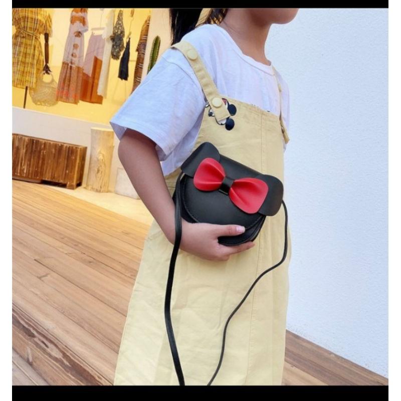 Túi đeo chéo đính nơ mini siêu xinh